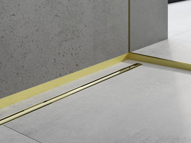Listwa brodzikowa czołowa Mexen Line-B czarna 130 cm 1 szt.