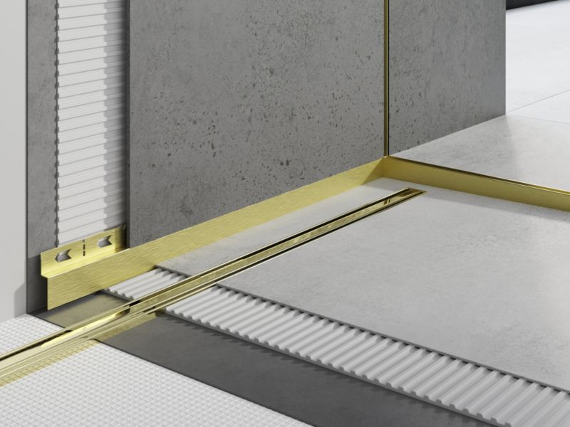 Listwa brodzikowa czołowa Mexen Line-B czarna 130 cm 1 szt.