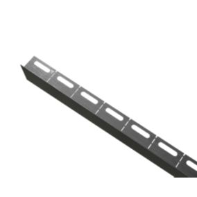 Listwa brodzikowa krawędziowa spadkowa Lambro czarny mat 120 cm prawa 1 szt.