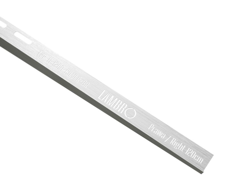 Listwa brodzikowa krawędziowa spadkowa Lambro miedziany mat 120 cm prawa 1 szt.