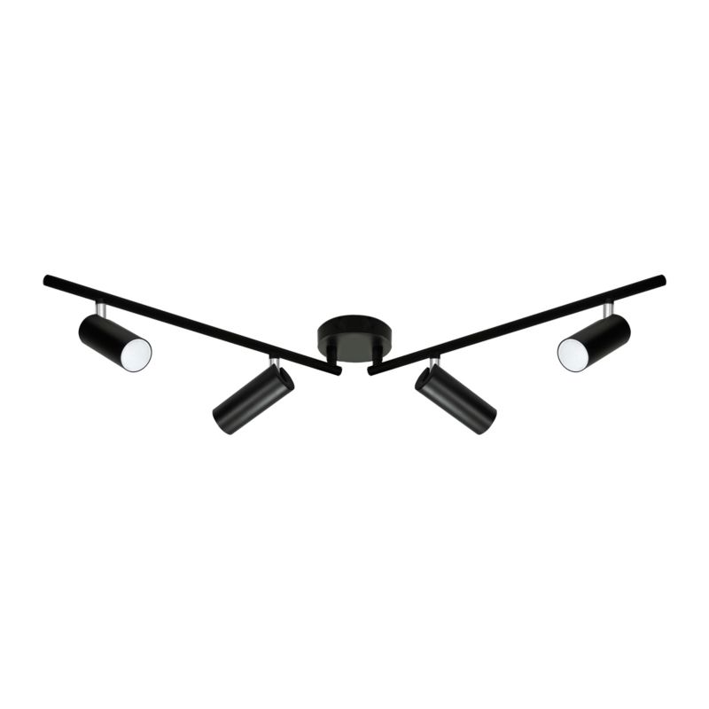 Listwa ścienno-sufitowa Sanico Goldlux GAVI 4 LED czarna 3000K IP20 - 1 szt.