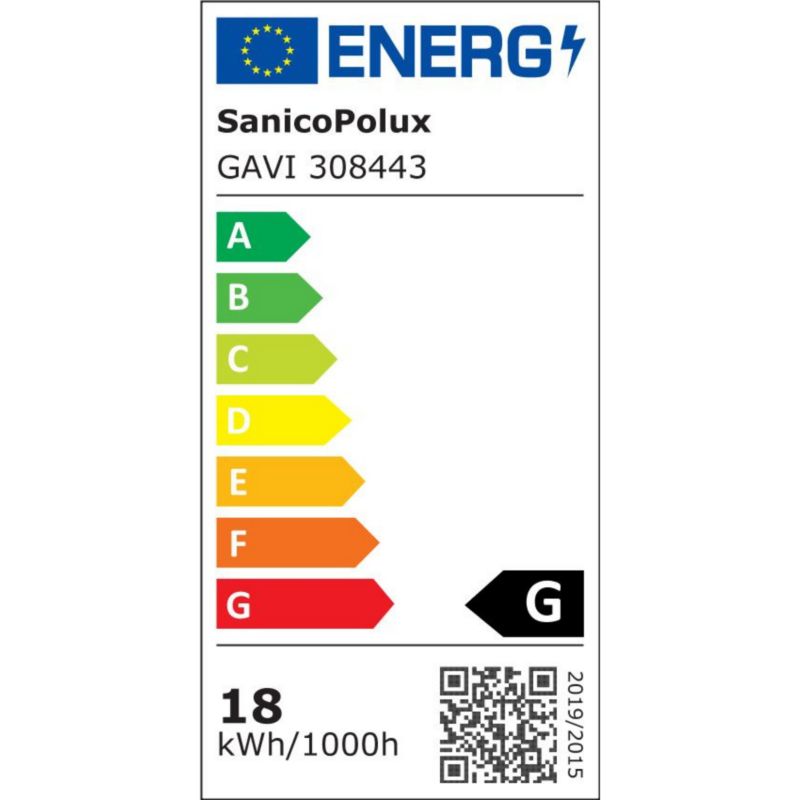 Listwa ścienno-sufitowa Sanico Goldlux GAVI 4 LED czarna 3000K IP20 - 1 szt.