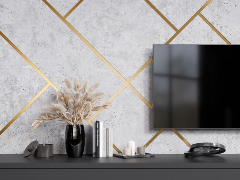 Listwa dekoracyjna samoprzylepna Lambro złoty mat 2 x 600 cm 1 szt.