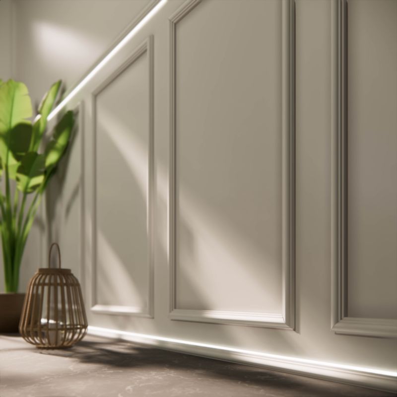 Listwa Elegant LED 40 x 22 x 2750 mm do malowania