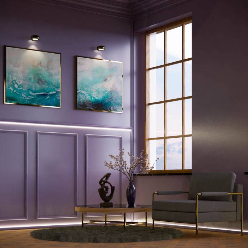 Listwa Elegant LED 40 x 22 x 2750 mm do malowania