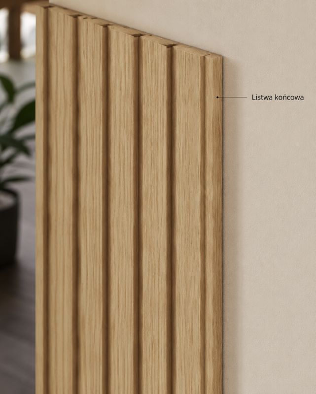 Listwa końcowa do boazerii nowoczesnej Dąb Storsund Maxstone 270x5,6cm 1 szt.