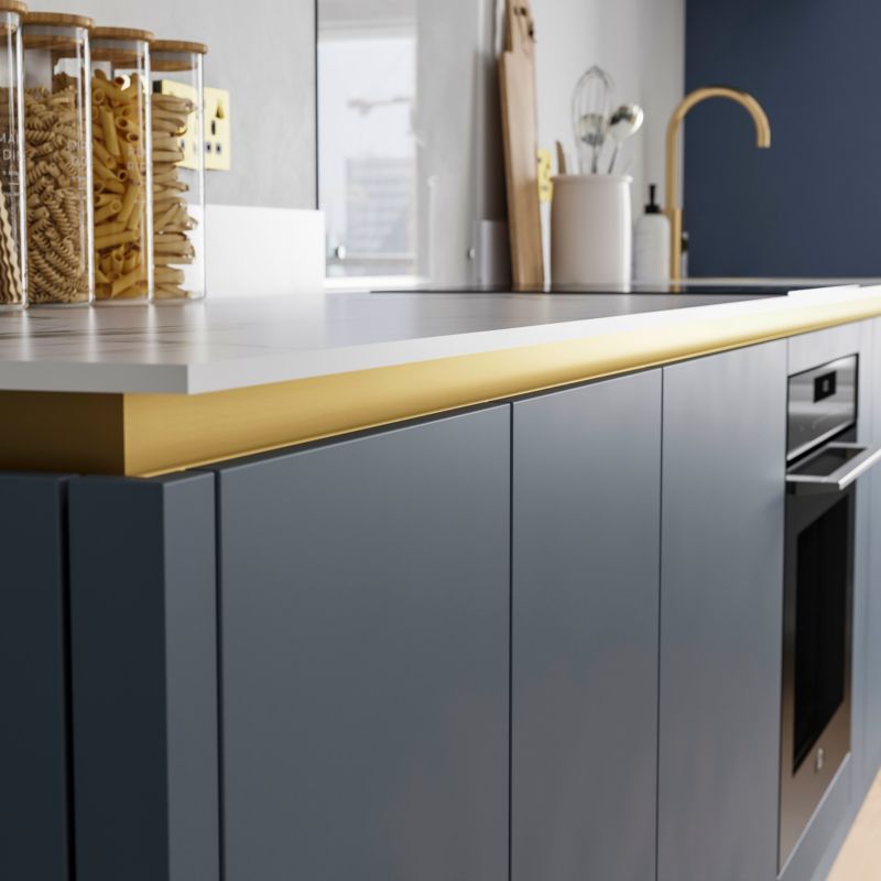Listwa kolumnowa 1-skrzydłowa GoodHome Innovo mosiądz