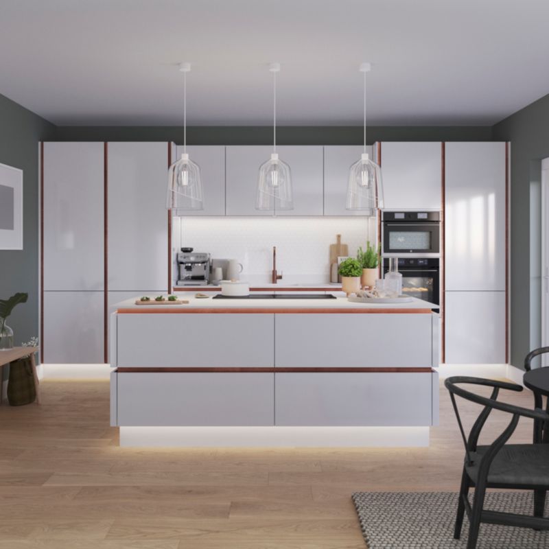 Listwa kolumnowa 1-skrzydłowa GoodHome Innovo satyna miedź