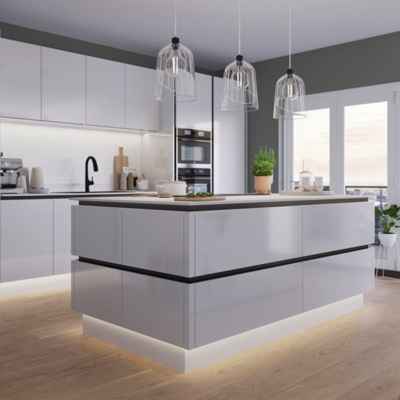 Listwa kolumnowa wysoka 1-skrzydłowa GoodHome Innovo czarny