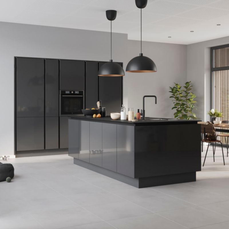 Listwa kolumnowa wysoka 1-skrzydłowa GoodHome Innovo czarny