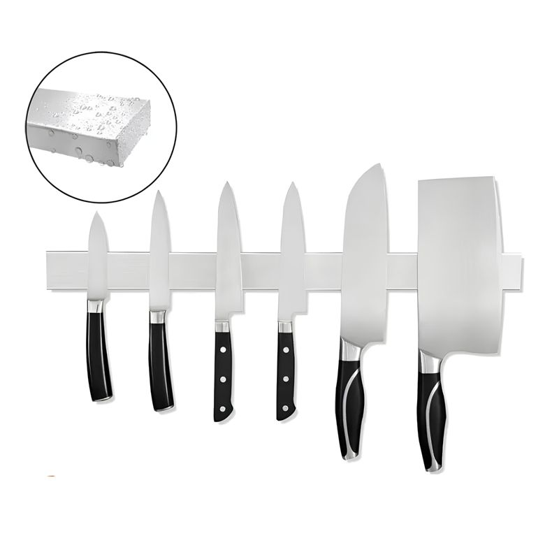 Listwa magnetyczna na noże YEZEY 45 cm Stal nierdzewna Samoprzylepna Bez wiercenia 1 szt.