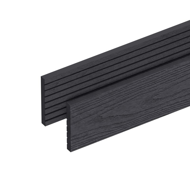 Listwa maskująca płaska dwustronna NORDECK Dubline/Charcoal -  2200 x 80 x 10 mm 1 szt.