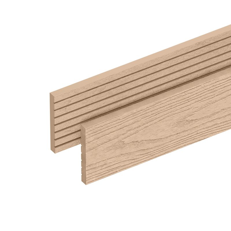 Listwa maskująca płaska dwustronna NORDECK Dubline/Sandstone -  2200 x 80 x 10 mm 1 szt.