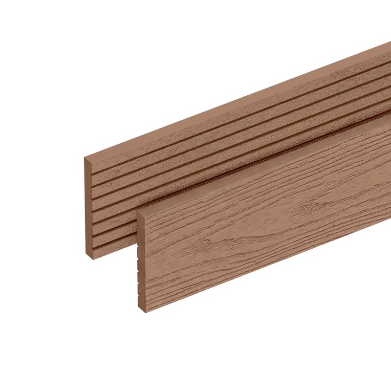 Listwa maskująca płaska dwustronna NORDECK Dubline/Teak -  2200 x 80 x 10 mm 1 szt.