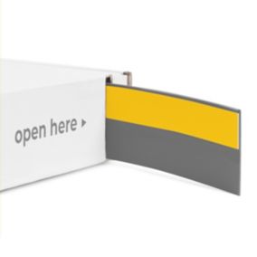 Listwa maskująca PCV 2x30mm, QUEST okienna, samoprzylepny płaskownik wykończeniowy do okien ozdobny, antracyt, 5m