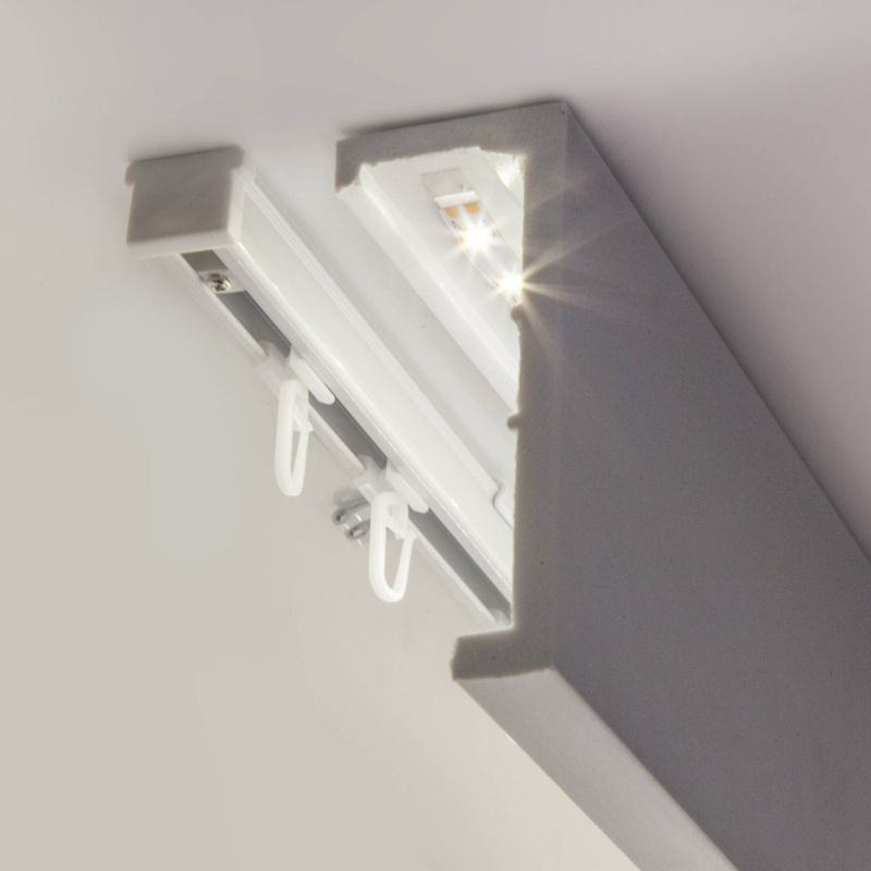 Listwa maskująca Deco 4 x 10 x 200 cm biała