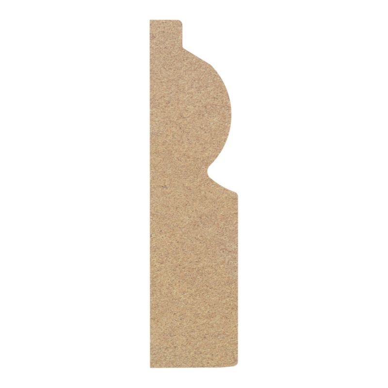 Listwa maskująca MDF 18 x 69 x 2100 mm torus biała