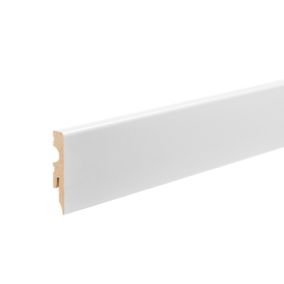 Listwa MDF GoodHome 60 mm biała decor 1