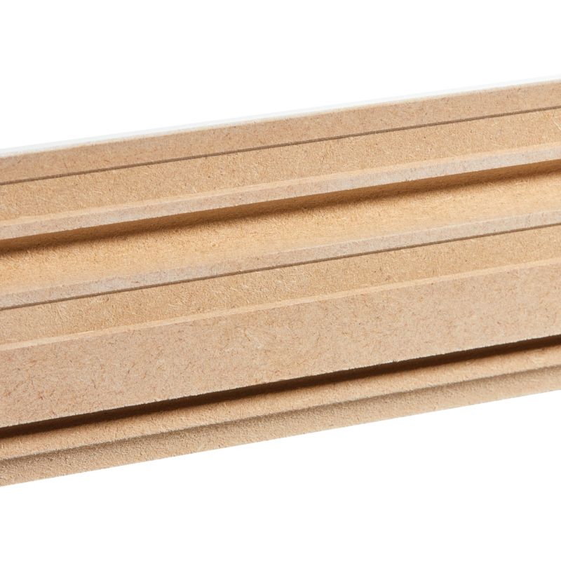 Listwa MDF GoodHome 60 mm czarna lakierowana decor 5