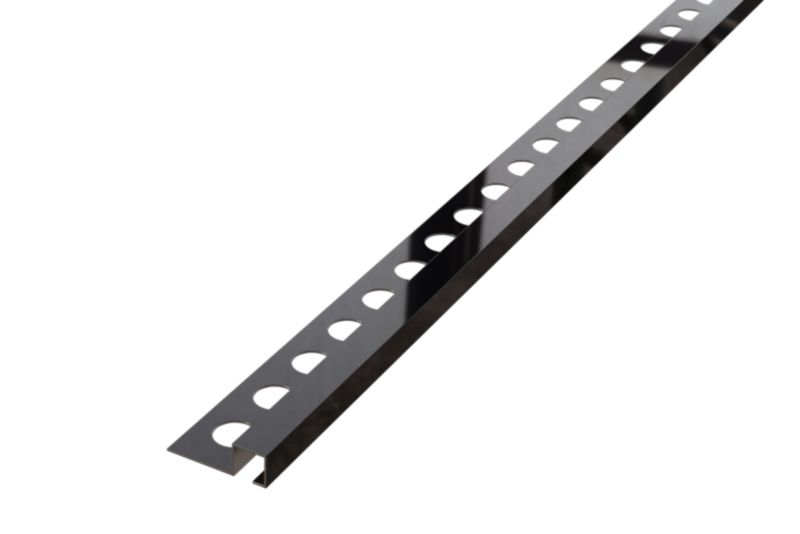 Listwa narożna glazurnicza Qs Lambro czarny połysk 1cm x 270cm 1 szt.