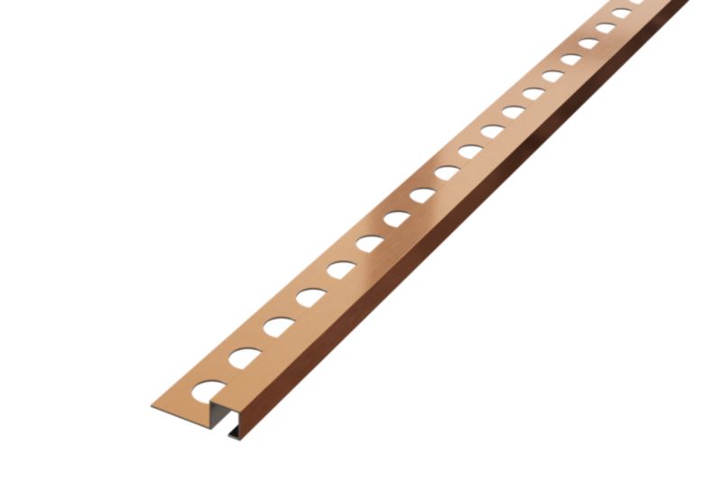 Listwa narożna glazurnicza Qs Lambro miedziany mat 1cm x 270cm 1 szt.