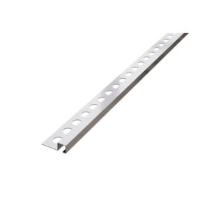 Listwa narożna glazurnicza Qs Lambro srebrna matowa 1cm x 270cm 1 szt.