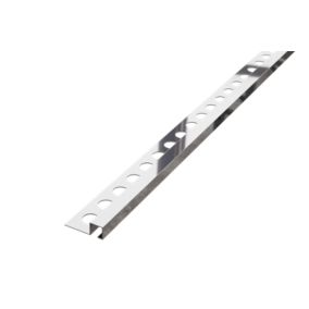 Listwa narożna glazurnicza Qs Lambro srebrny połysk 1cm x 270cm 1 szt.