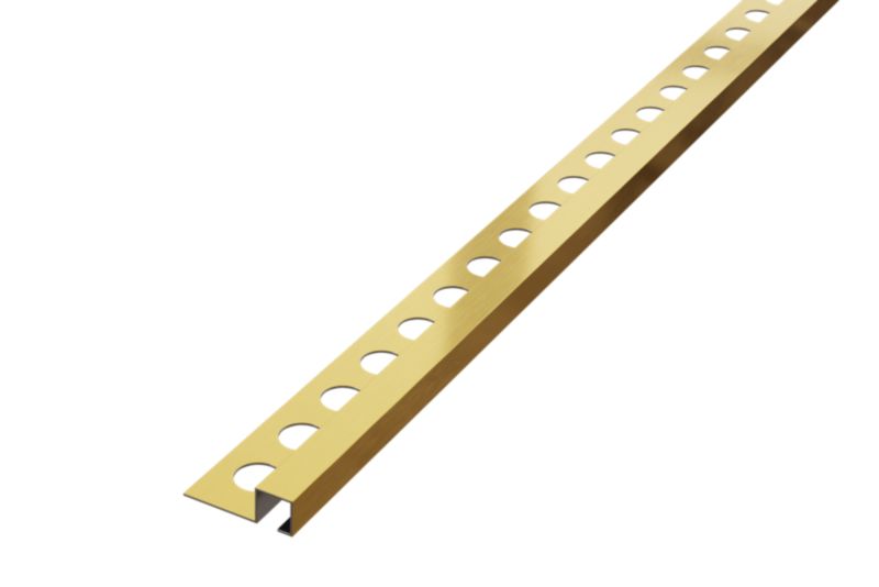 Listwa narożna glazurnicza Qs Lambro złoty mat 1cm x 270cm 1 szt.