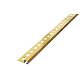 Listwa narożna glazurnicza Qs Lambro złoty mat 1cm x 270cm 1 szt.