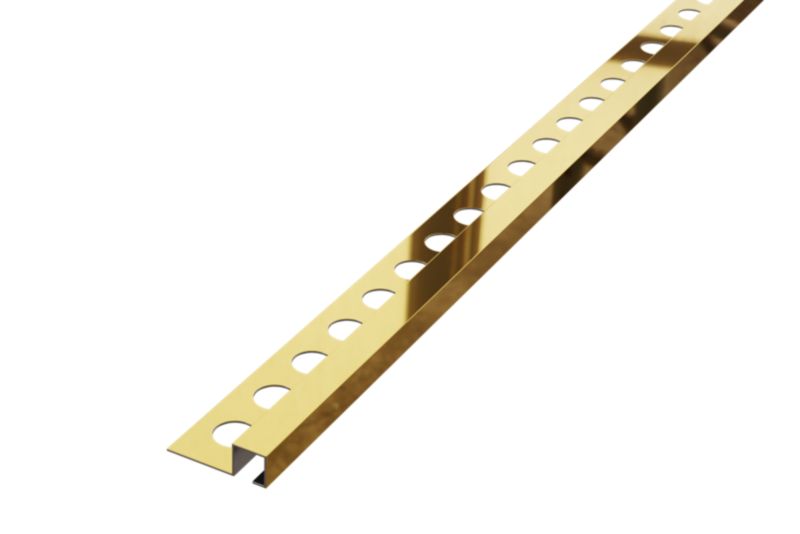 Listwa narożna glazurnicza Qs Lambro złoty połysk 1.2cm x 270cm 1 szt.