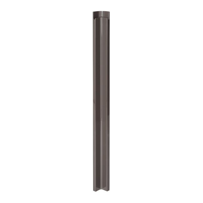 Listwa narożna do szafki wiszącej GoodHome Garcinia 91 x 6 cm antracyt połysk