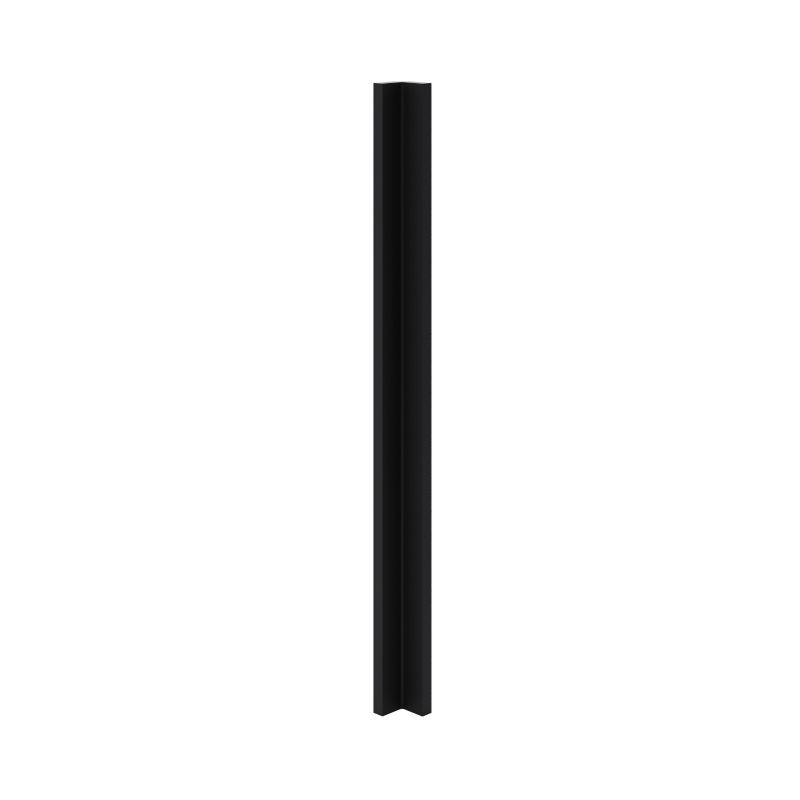 Listwa narożna do szafki wiszącej GoodHome Pasilla 91 x 6 cm czarny