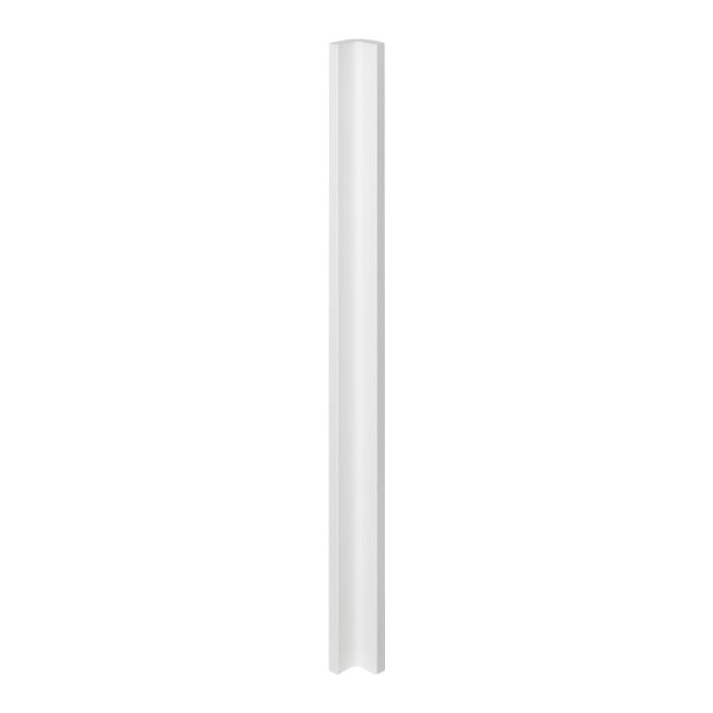 Listwa narożna do szafki wiszącej wysokiej GoodHome Alpinia 89,5 x 5,9 cm biały mat