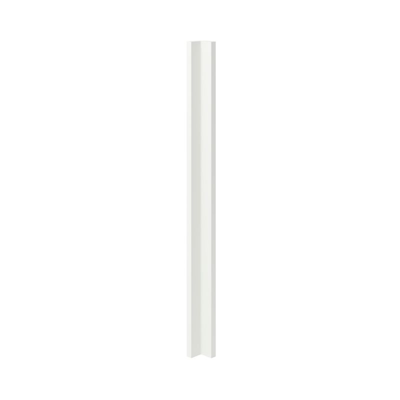 Listwa narożna do szafki wiszącej wysokiej GoodHome Stevia 89,5 x 5,9 cm biały połysk