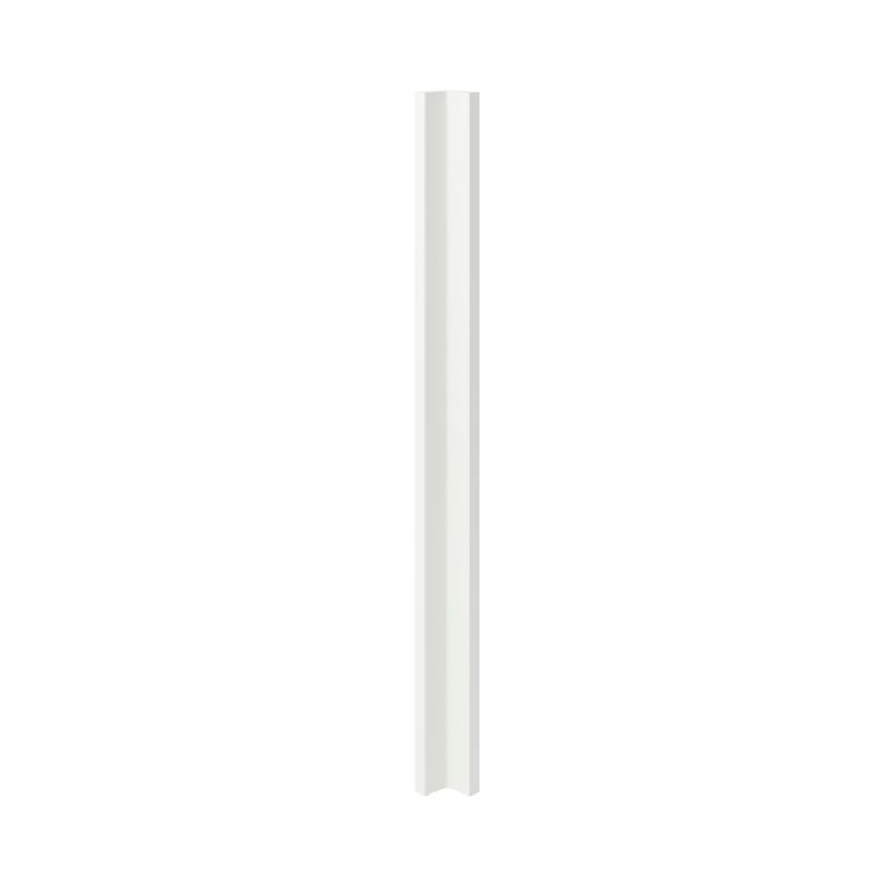 Listwa narożna do szafki wiszącej wysokiej GoodHome Stevia Innovo 89,5 x 3,4 cm biały połysk