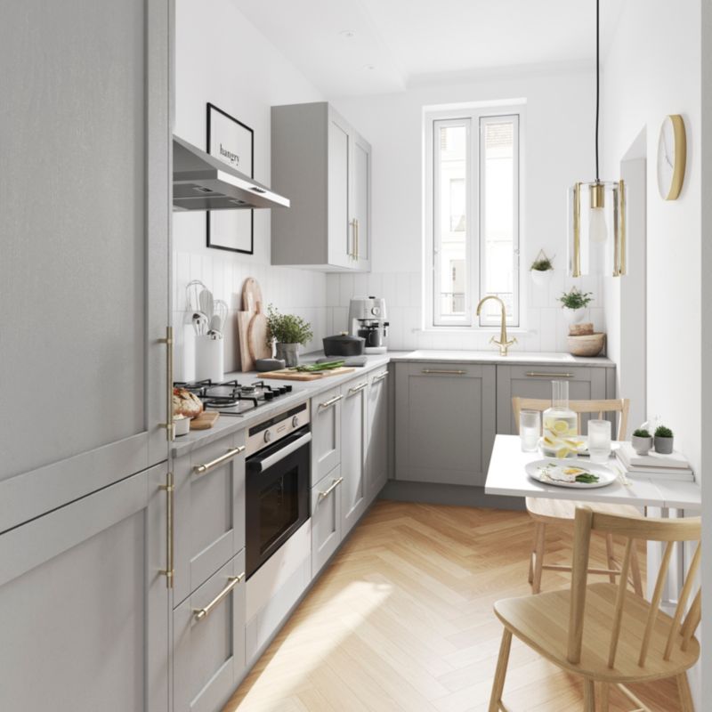 Listwa narożna GoodHome Alpinia 71,5 x 5,9 cm szare drewno