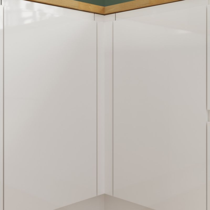 Listwa narożna GoodHome Stevia 71,5 x 5,9 cm biały połysk
