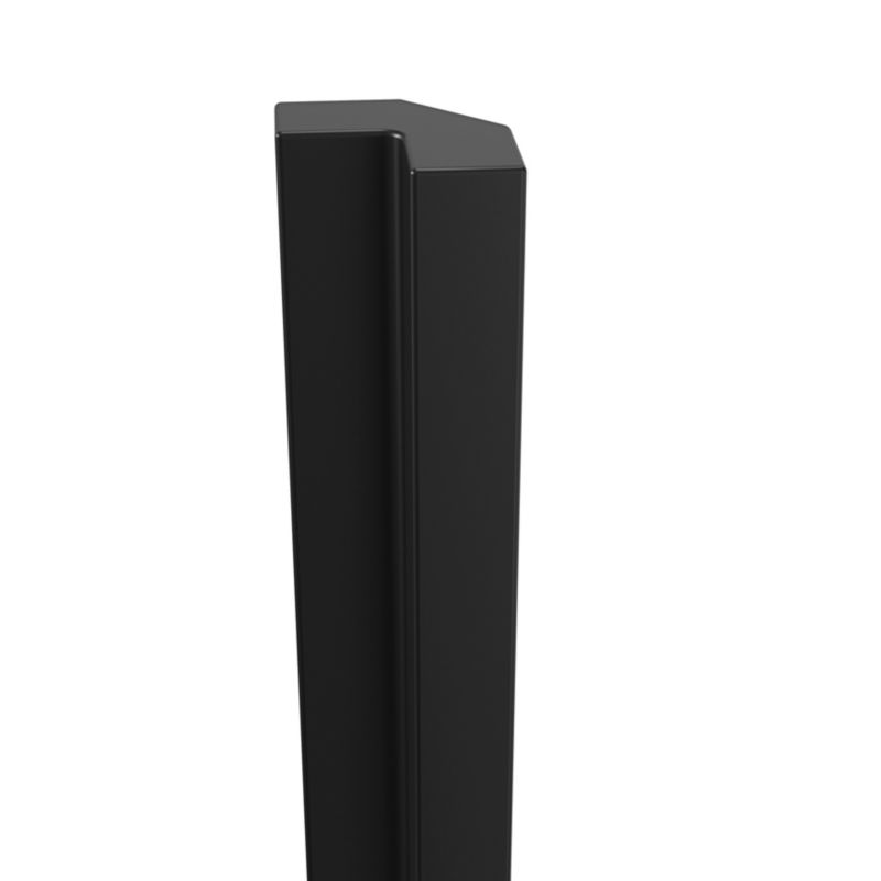 Listwa narożna GoodHome Stevia Innovo 71,5 x 3,4 cm czarny mat