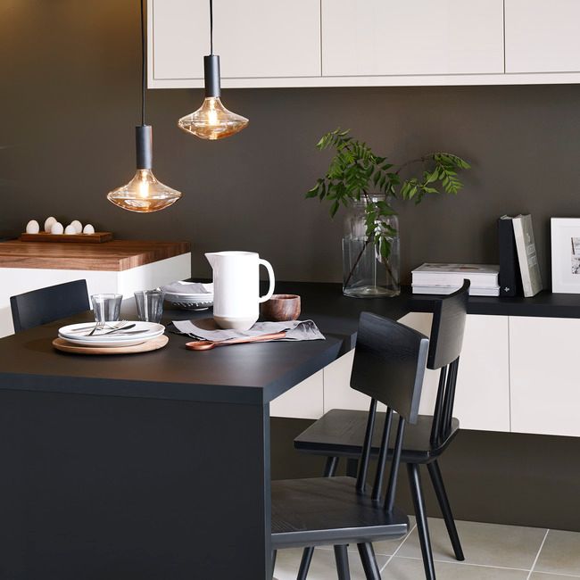 Listwa narożna kątowa do szafki wiszącej wysokiej GoodHome Stevia 2 x 89,5 cm kremowy połysk