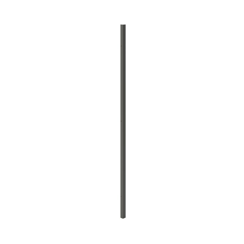 Listwa narożna kątowa do szafki wiszącej wysokiej GoodHome Stevia / Garcinia 2 x 89,5 cm antracyt połysk