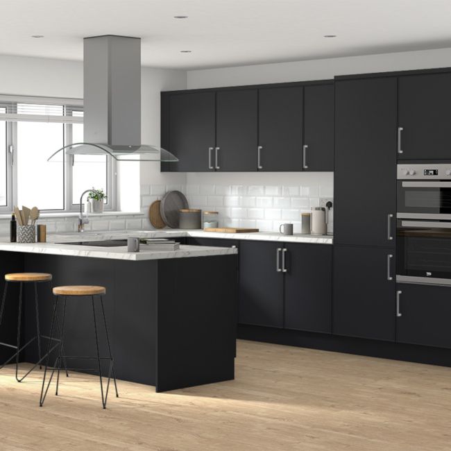 Listwa narożna kątowa GoodHome Pasilla 73 x 2 cm czarny