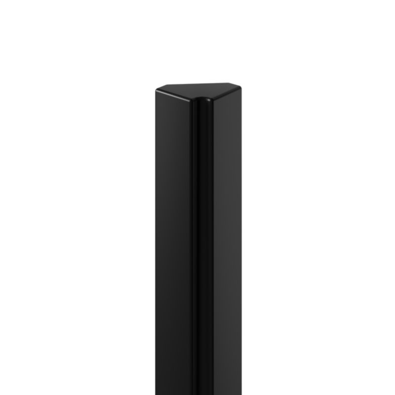 Listwa narożna kątowa GoodHome Stevia 2 x 71,5 cm czarny mat