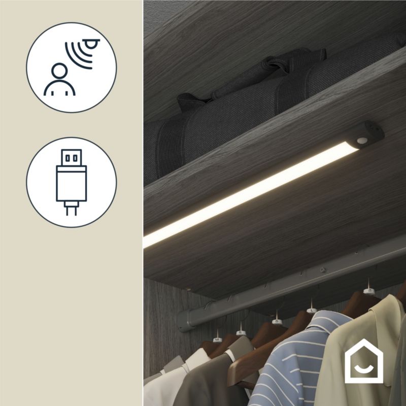 Listwa podszafkowa LED GoodHome Fiennes 260 lm 4000 K czarna