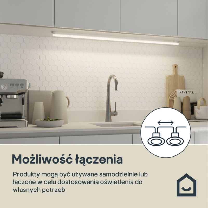 Listwa podszafkowa LED GoodHome Periera 1500 lm 111 cm