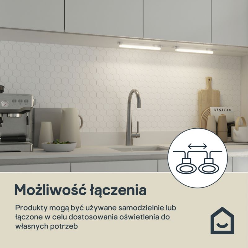 Listwa podszafkowa LED GoodHome Periera 450 lm 31 cm