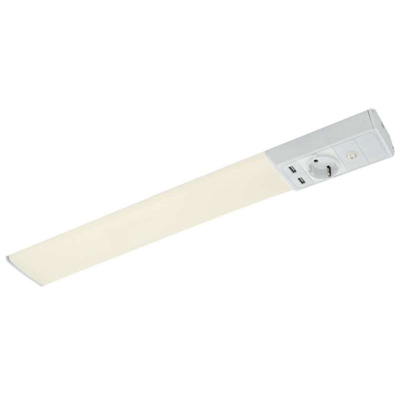 Listwa podszafkowa Mokoli z USB i gniazdem 230V