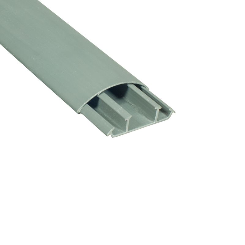 Listwa półokrągła AKS Zielonka LPO 15 x 50 mm szara