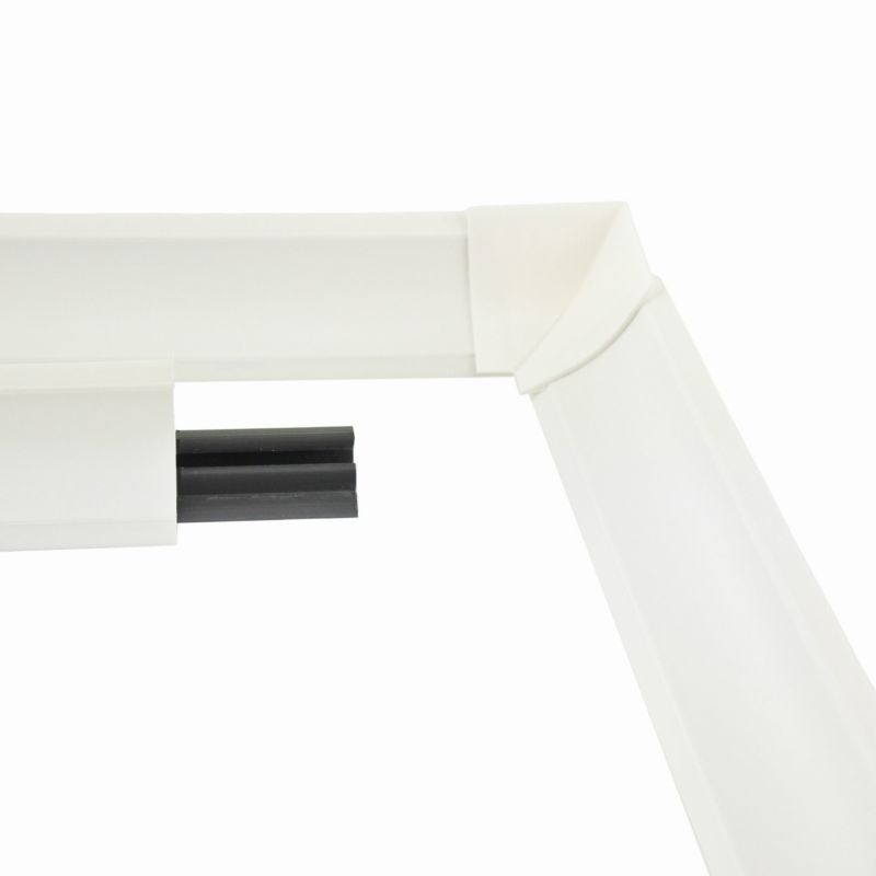 Listwa przyblatowa KYCT 23x23 mm 1,5 m Biała 1 szt.