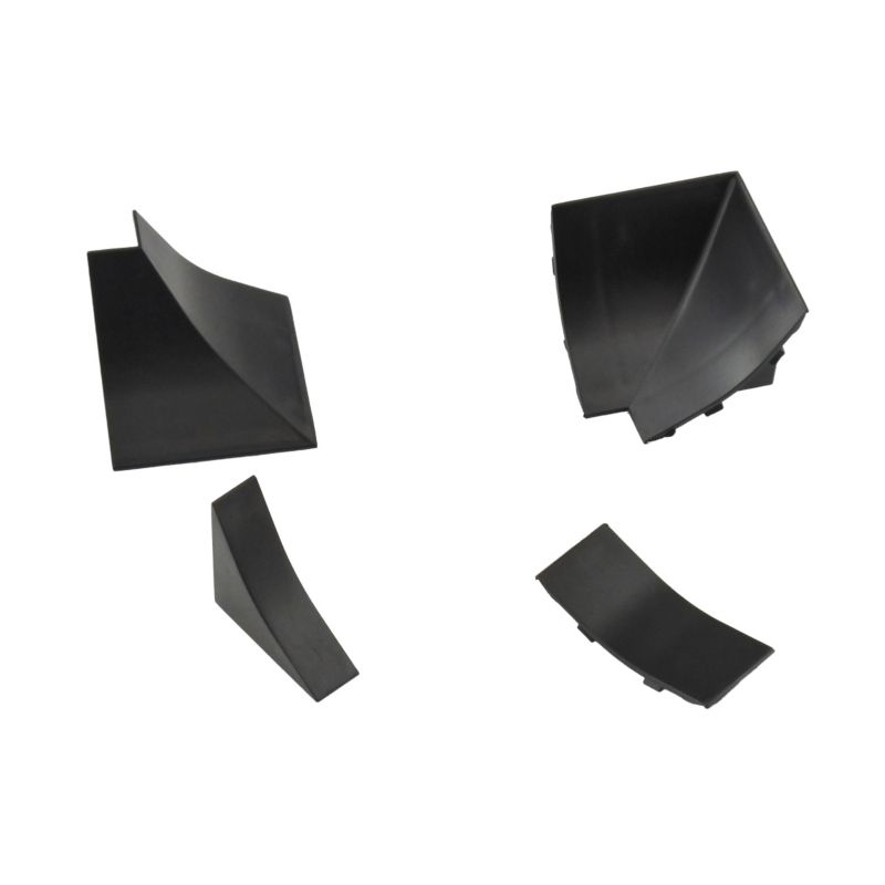 Listwa przyblatowa KYCT 23x23 mm 1,5 m Czarna 1 szt.