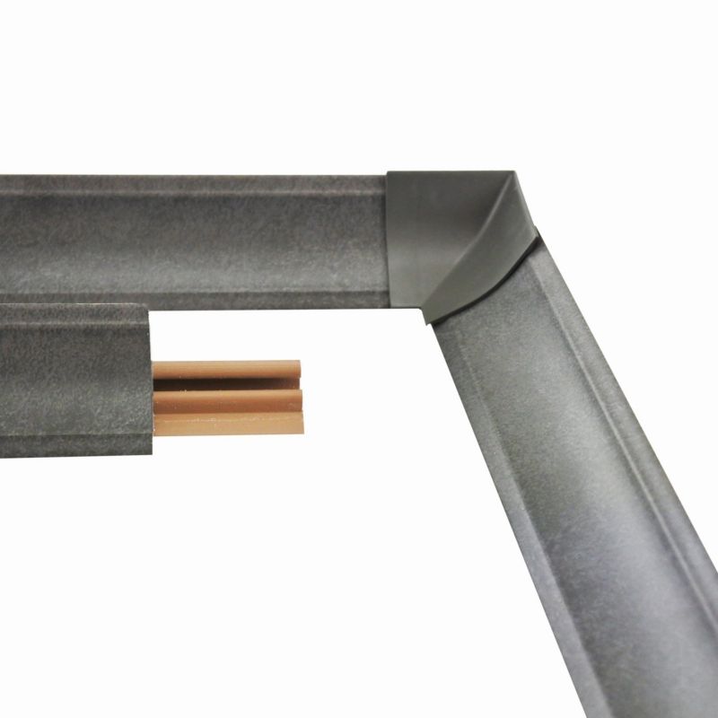Listwa przyblatowa KYCT 23x23 mm 1,5 m Oxid 1 szt.